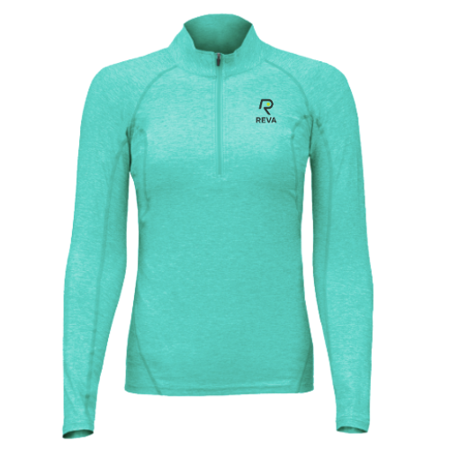 Polera Dryfit Manga Larga REVA Turquesa