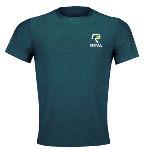 Polera Hombre Manga Corta, Dryfit REVA Verde Jaspeado