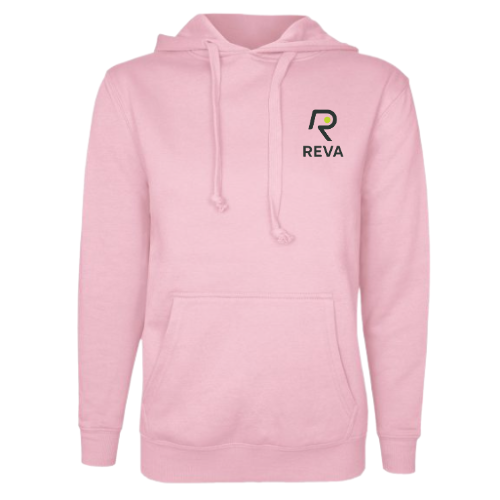 Polerón Hoodie Unisex REVA Rosado Claro