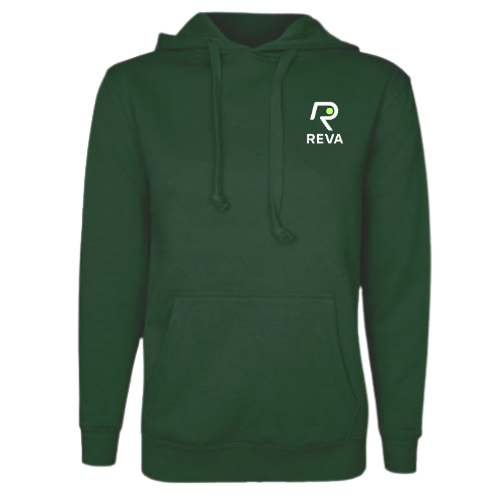 Polerón Hoodie Unisex REVA Verde Oscuro