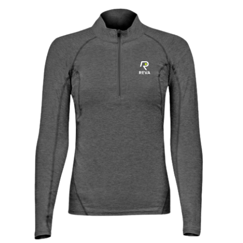 Polera Dryfit Manga Larga REVA Grafito