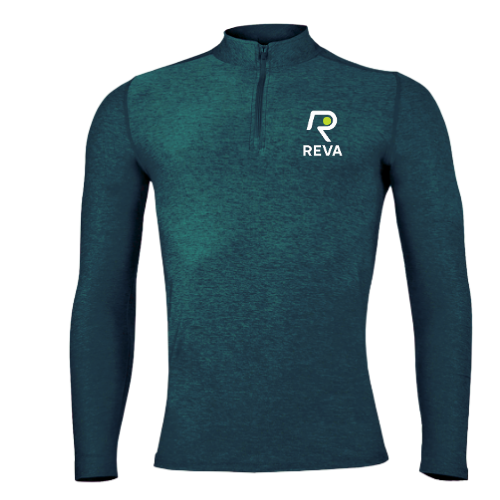 Polera Hombre Manga Larga, Dryfit REVA Verde Jaspeado