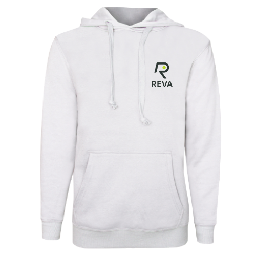 Polerón Hoodie Unisex REVA Blanco