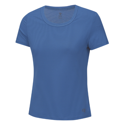Polera Dryfit Panal REVA, Azul.