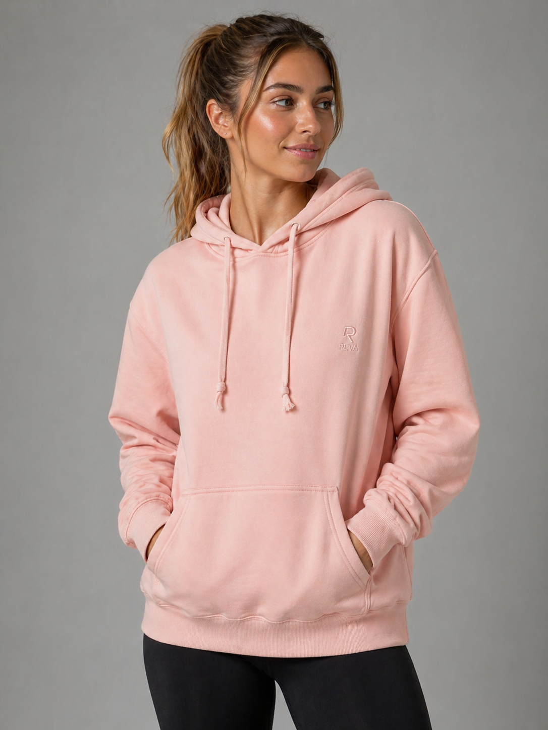 New Hoodie Unisex REVA Peach